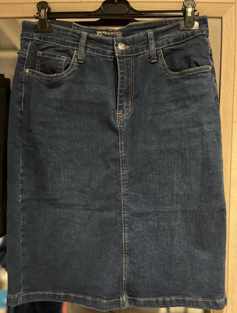 Jupe en jean Fanny courte