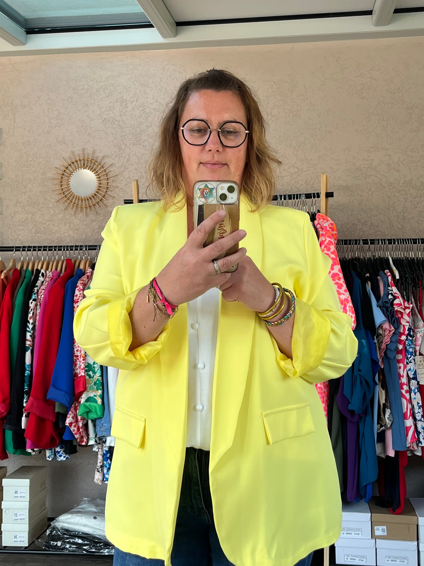 Veste blazer unie taille 3