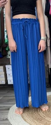 Pantalon fluide plissé