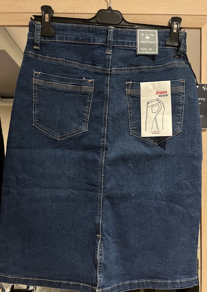 Jupe en jean Fanny courte