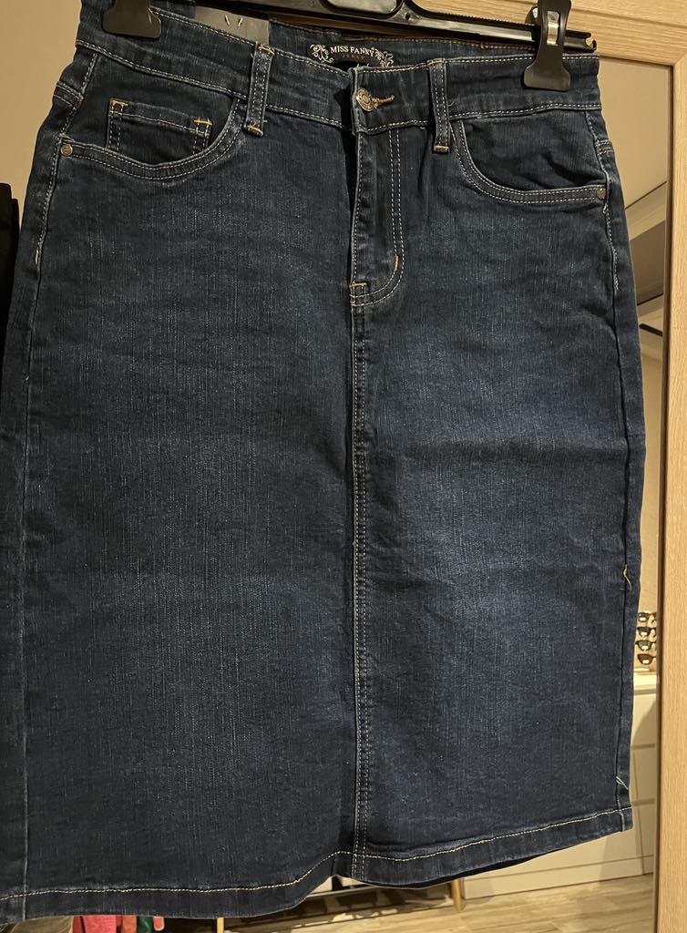 Jupe en jean Fanny courte
