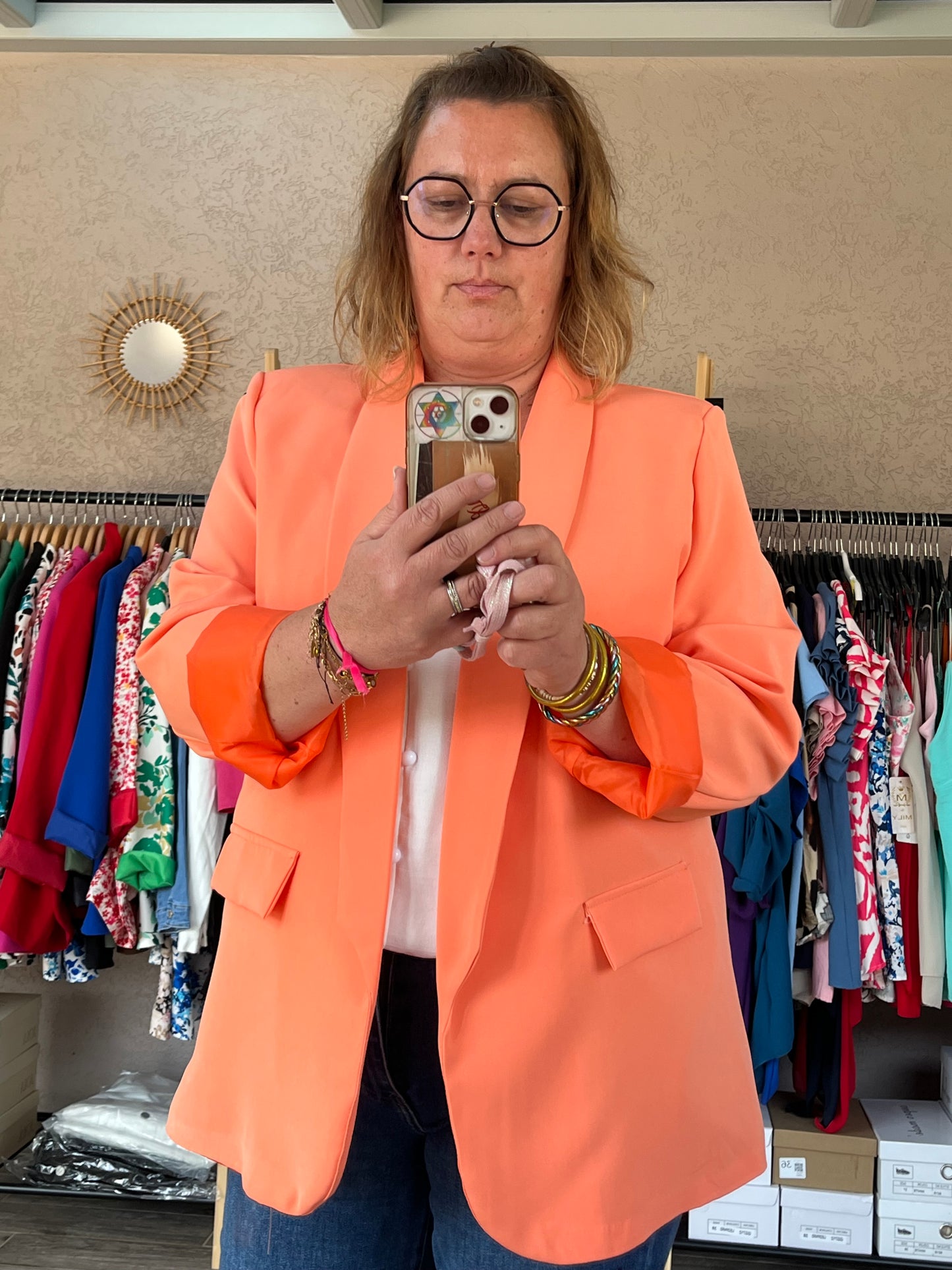 Veste blazer unie taille 3