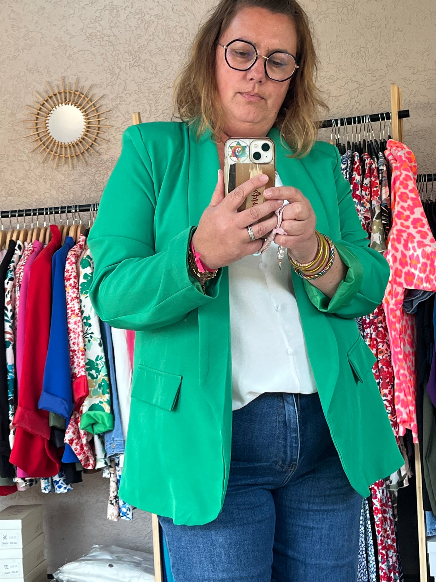 Veste blazer unie taille 3