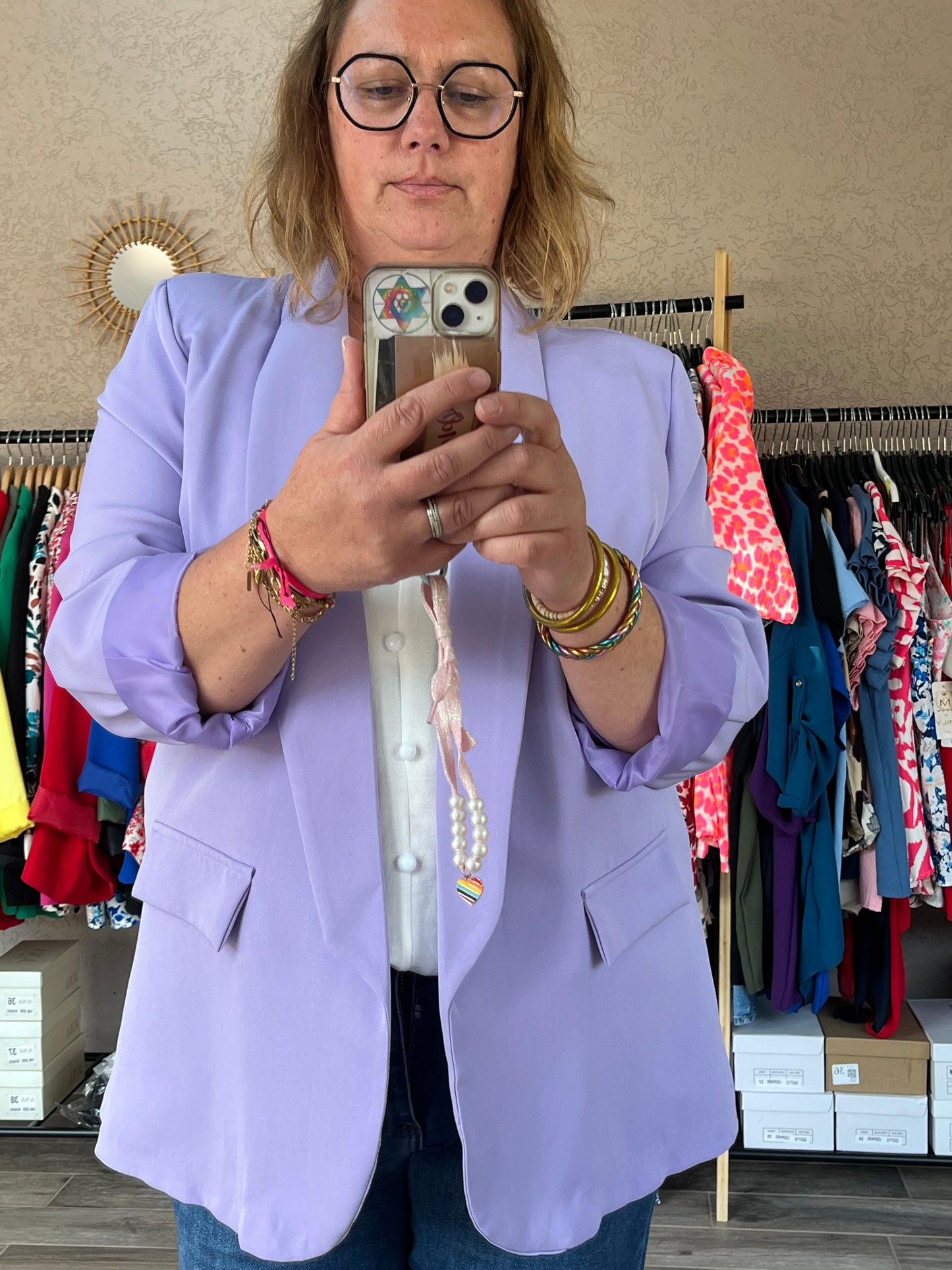 Veste blazer unie taille 3