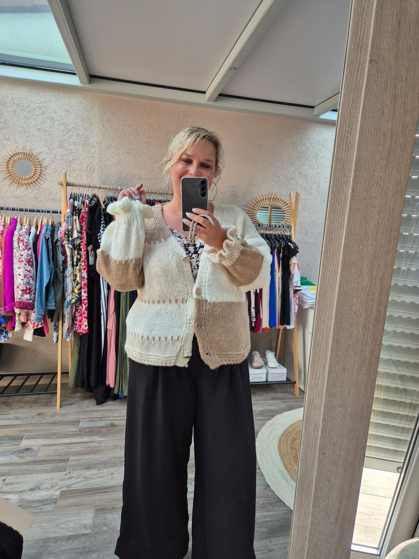 Gilet avec manches élastiquée