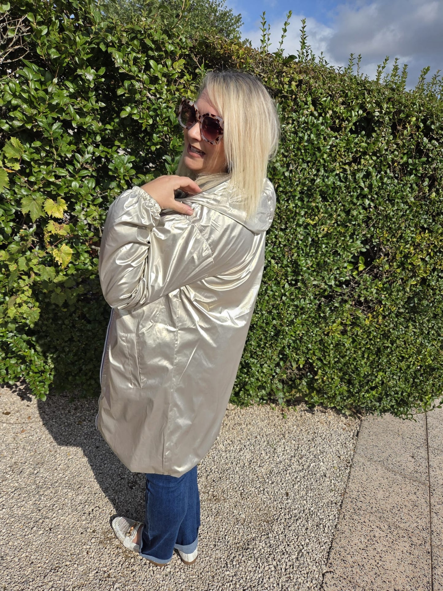 Imperméable réversible