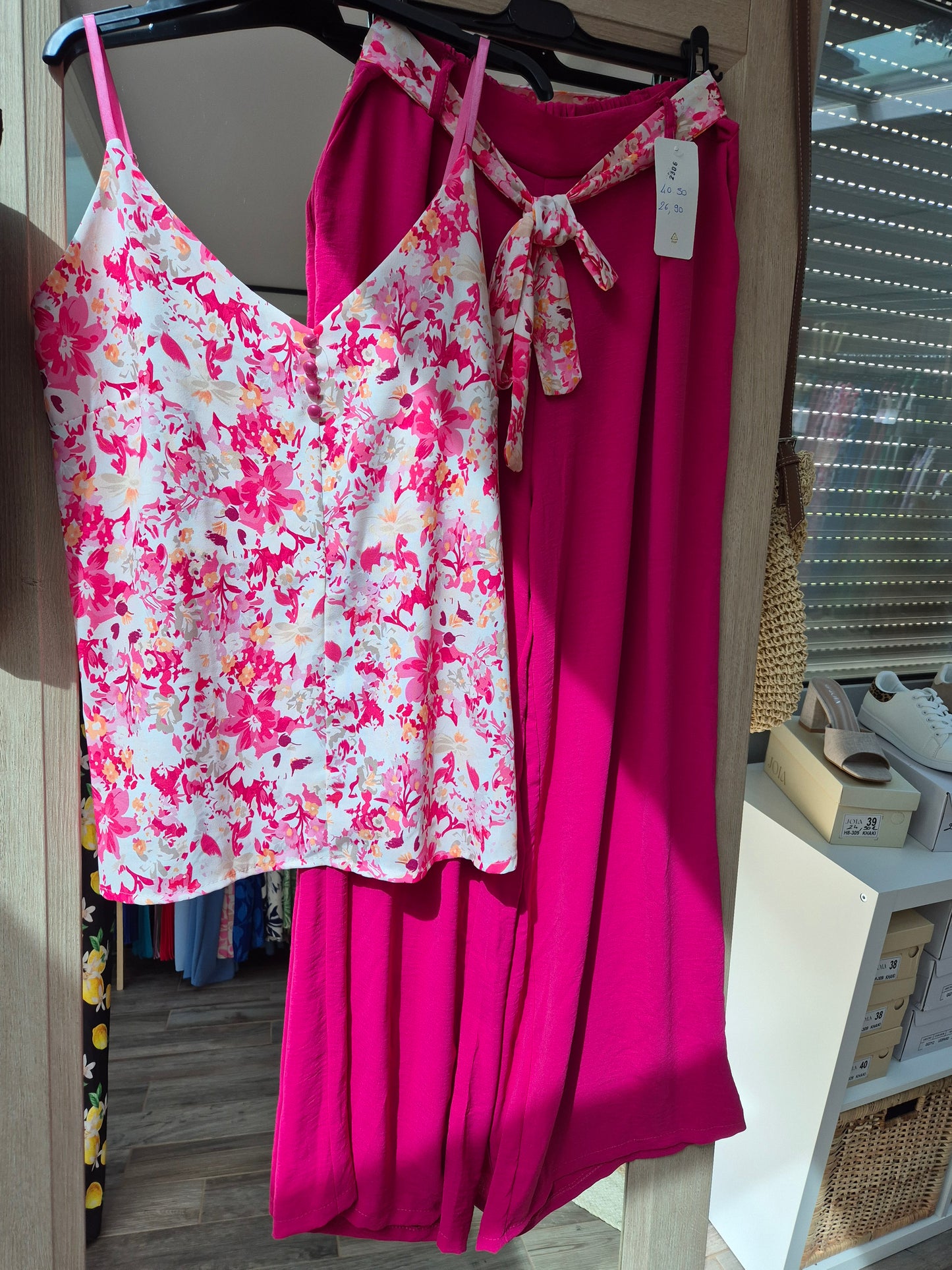 Top fleuri petite taille