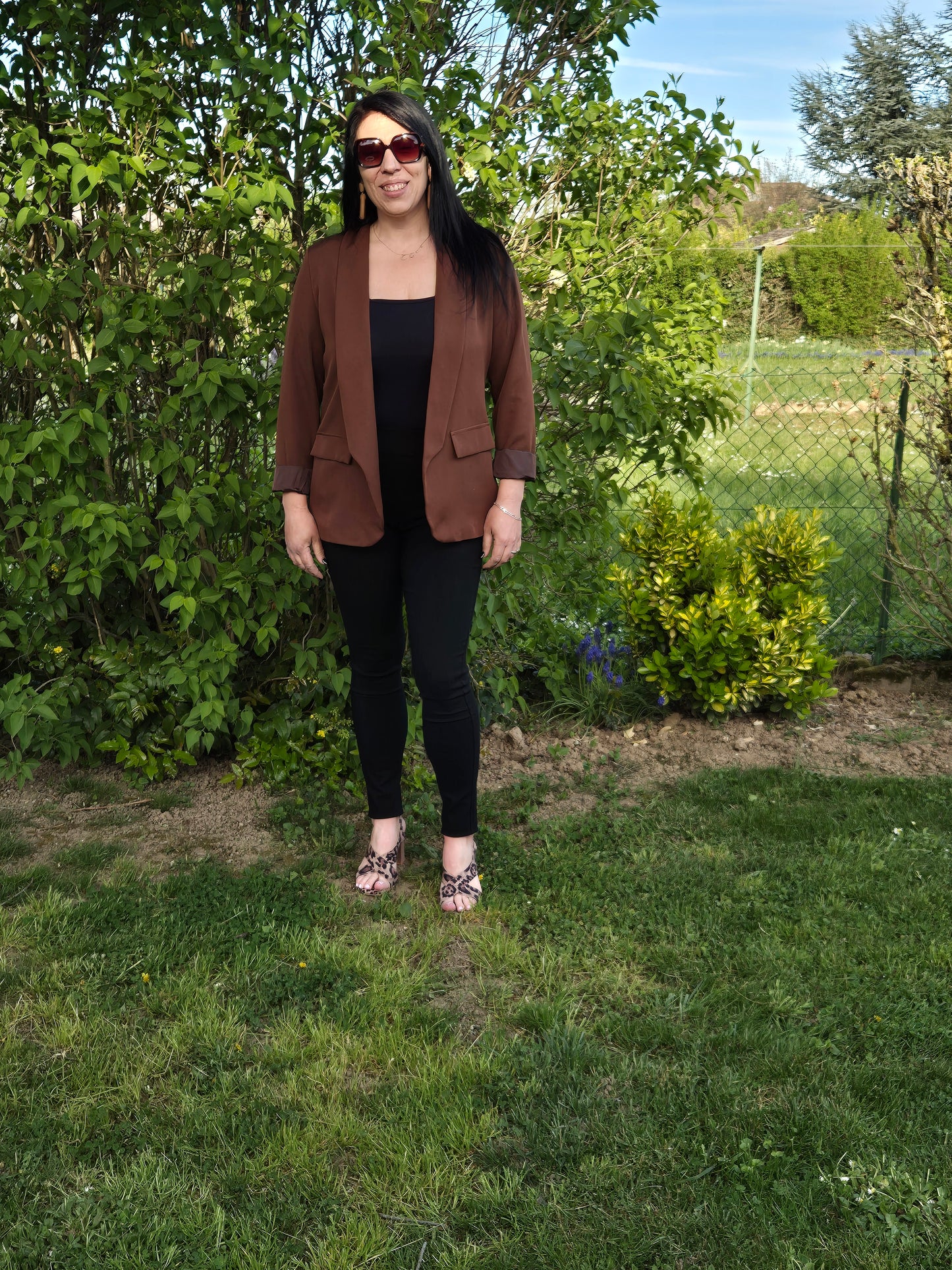 Veste blazer unie taille 1