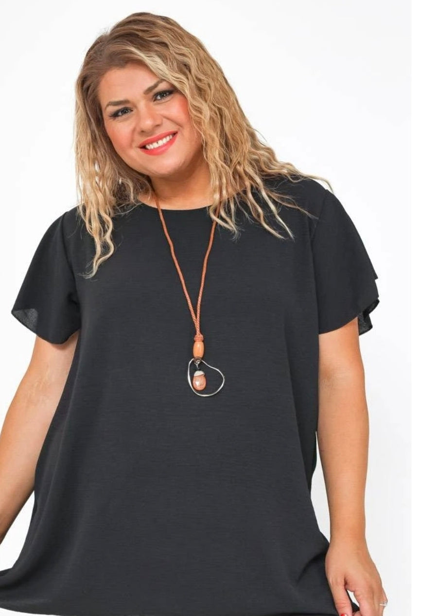 Blouse avec collier