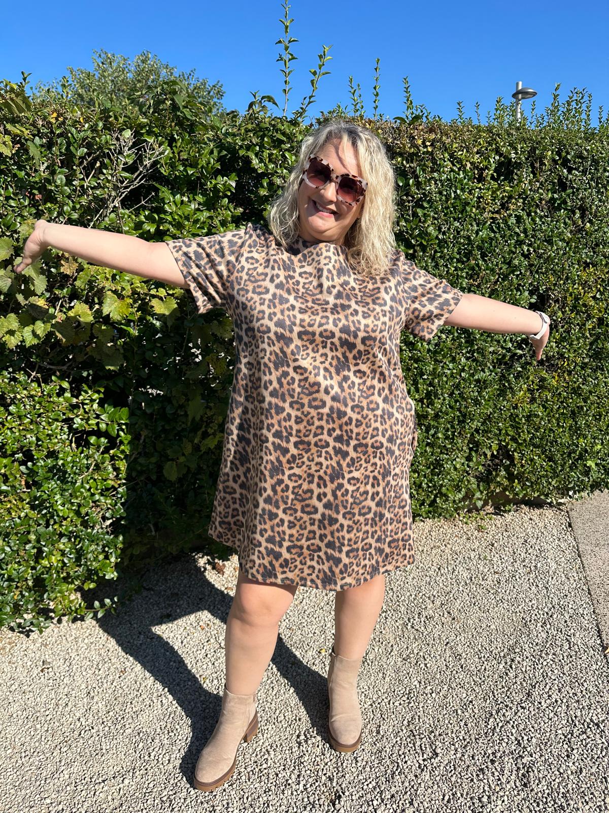 Robe en suédine