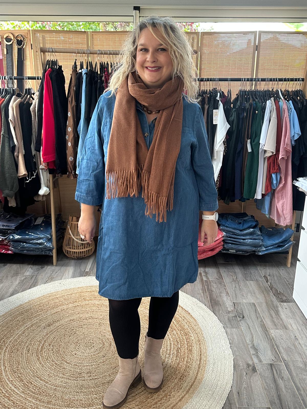 Robe en jeans