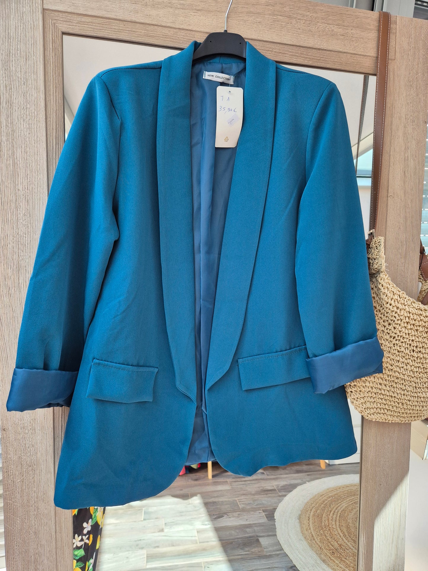 Veste blazer unie taille 2