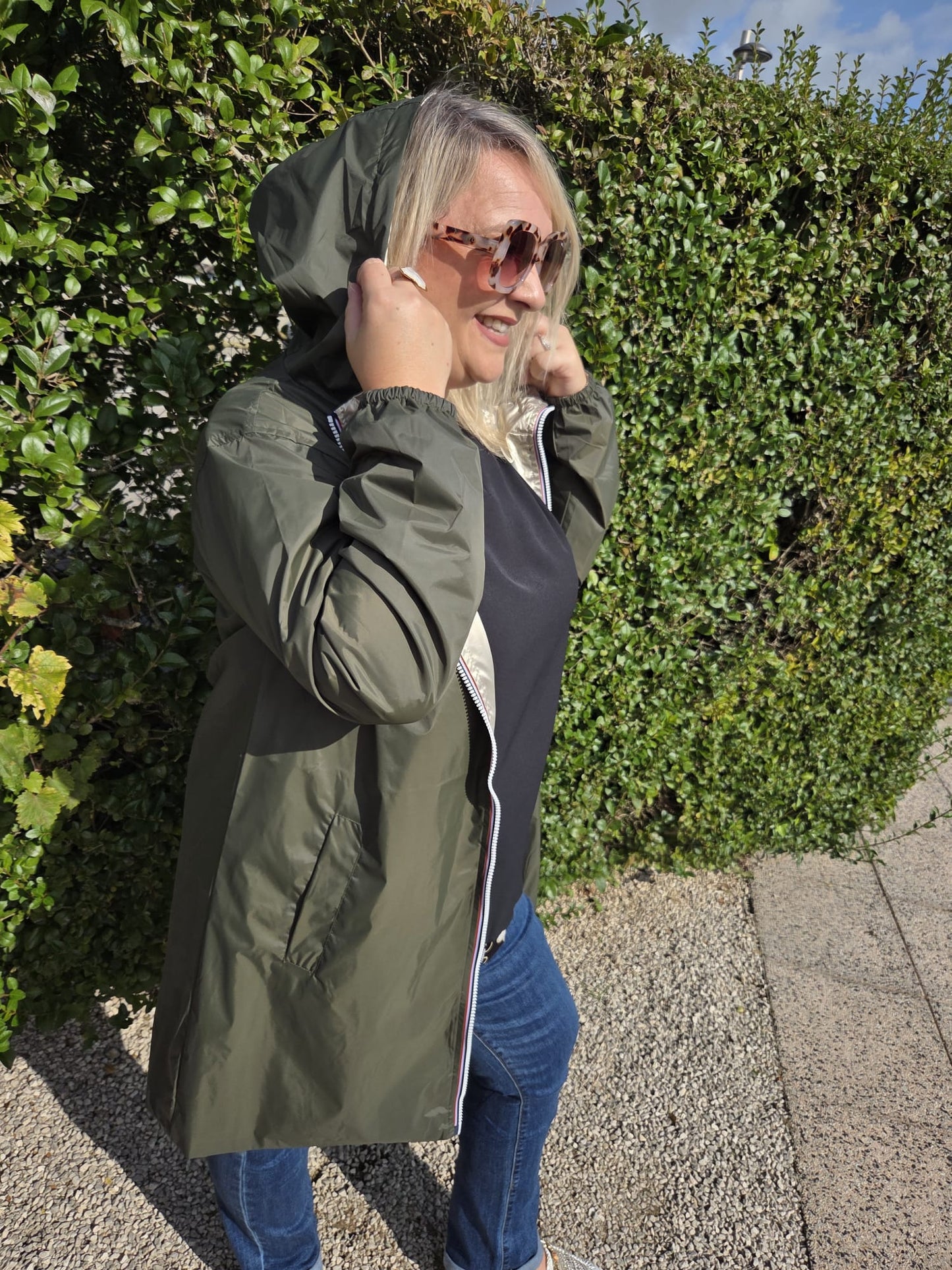 Imperméable réversible
