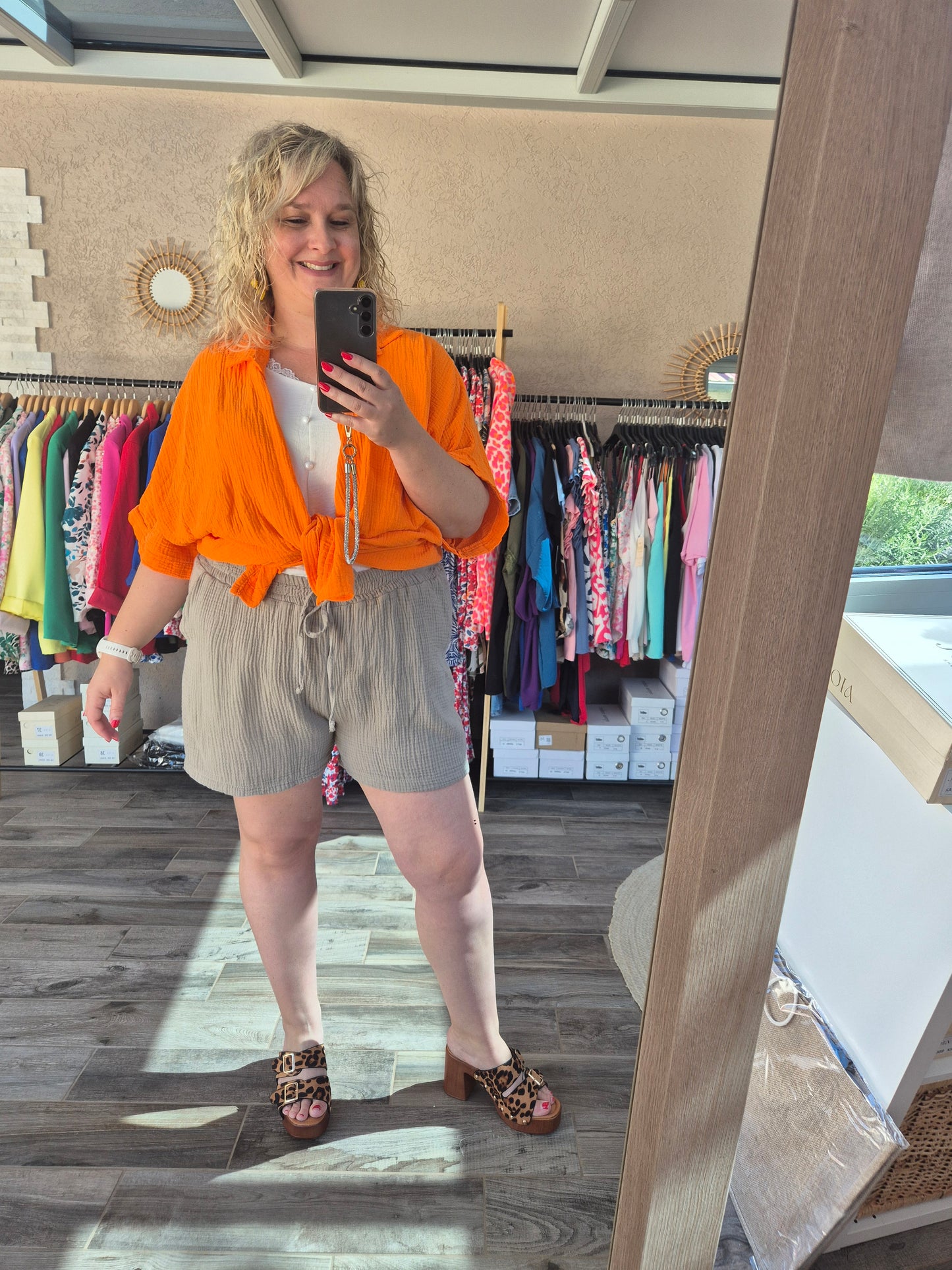 Chemise en gaze de coton
