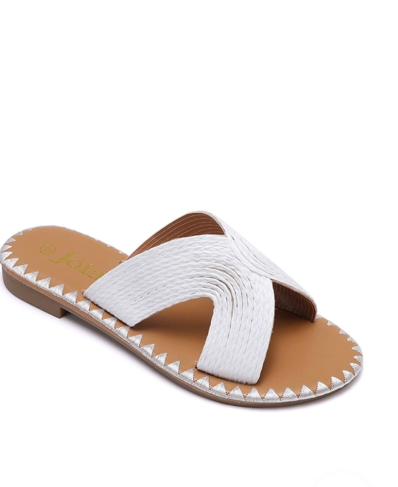 Claquettes blanches