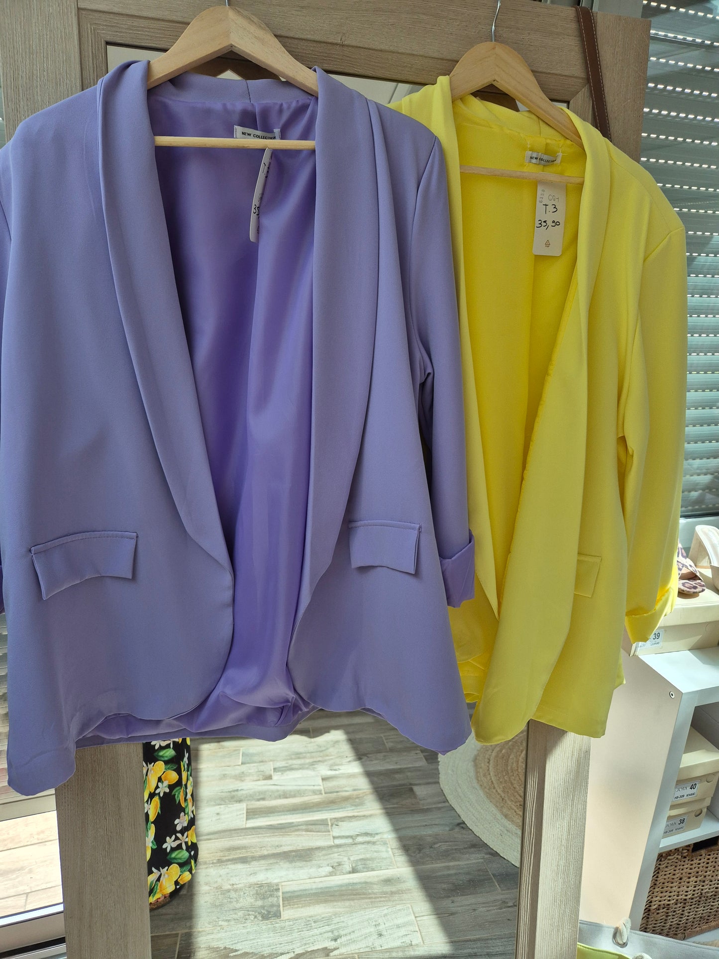 Veste blazer unie taille 3