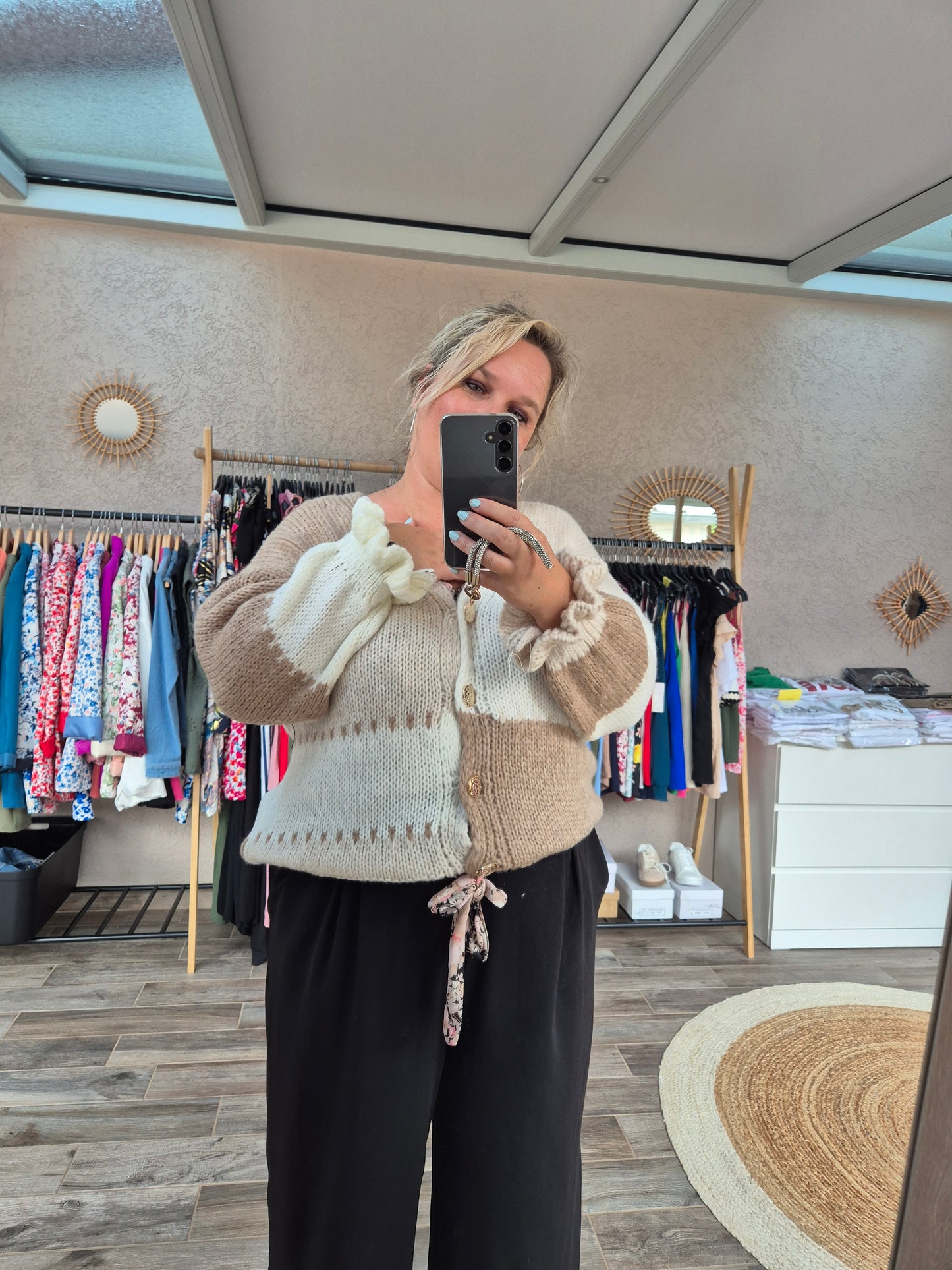 Gilet avec manches élastiquée