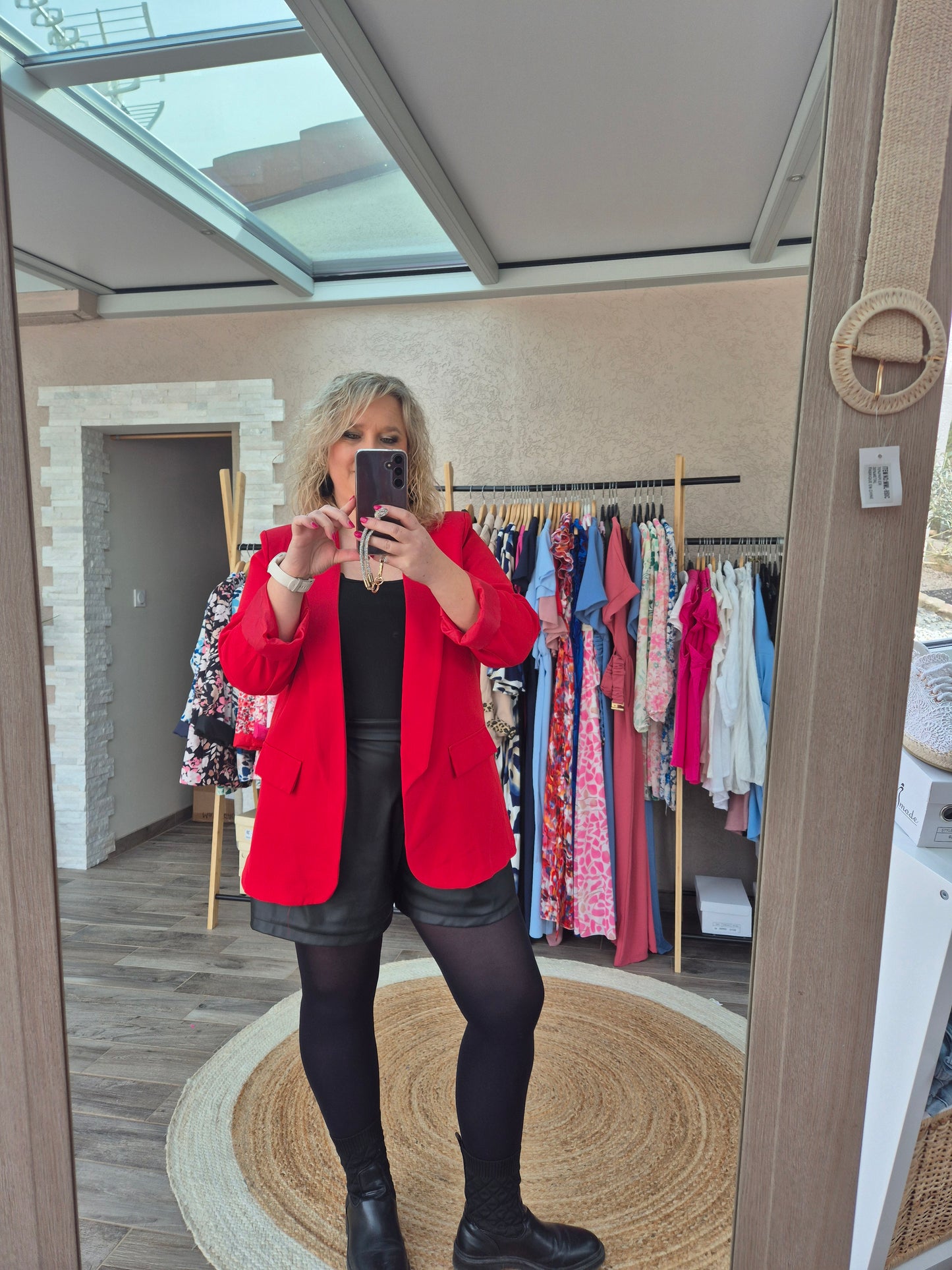 Veste blazer unie taille 2