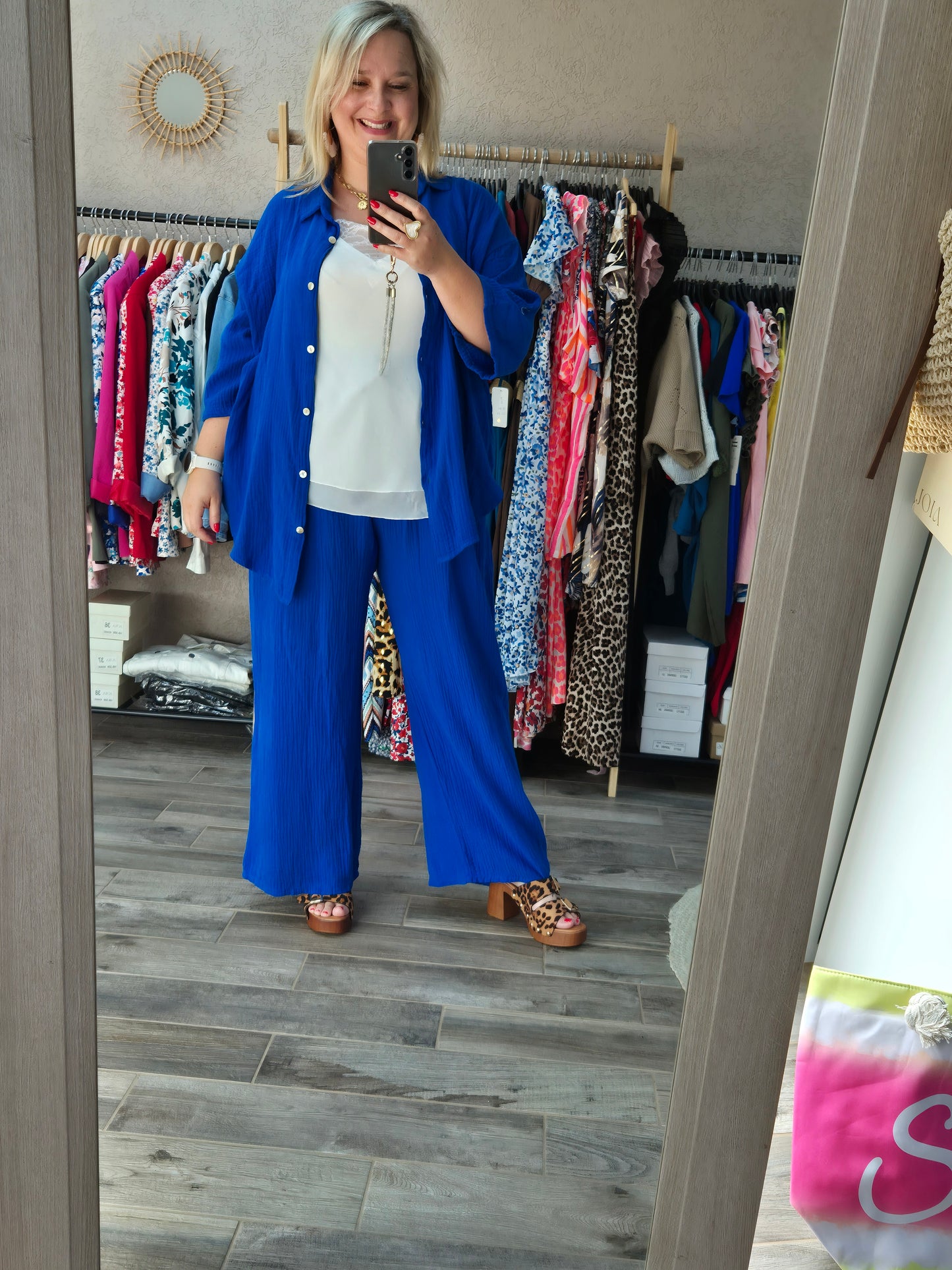 Chemise en gaze de coton