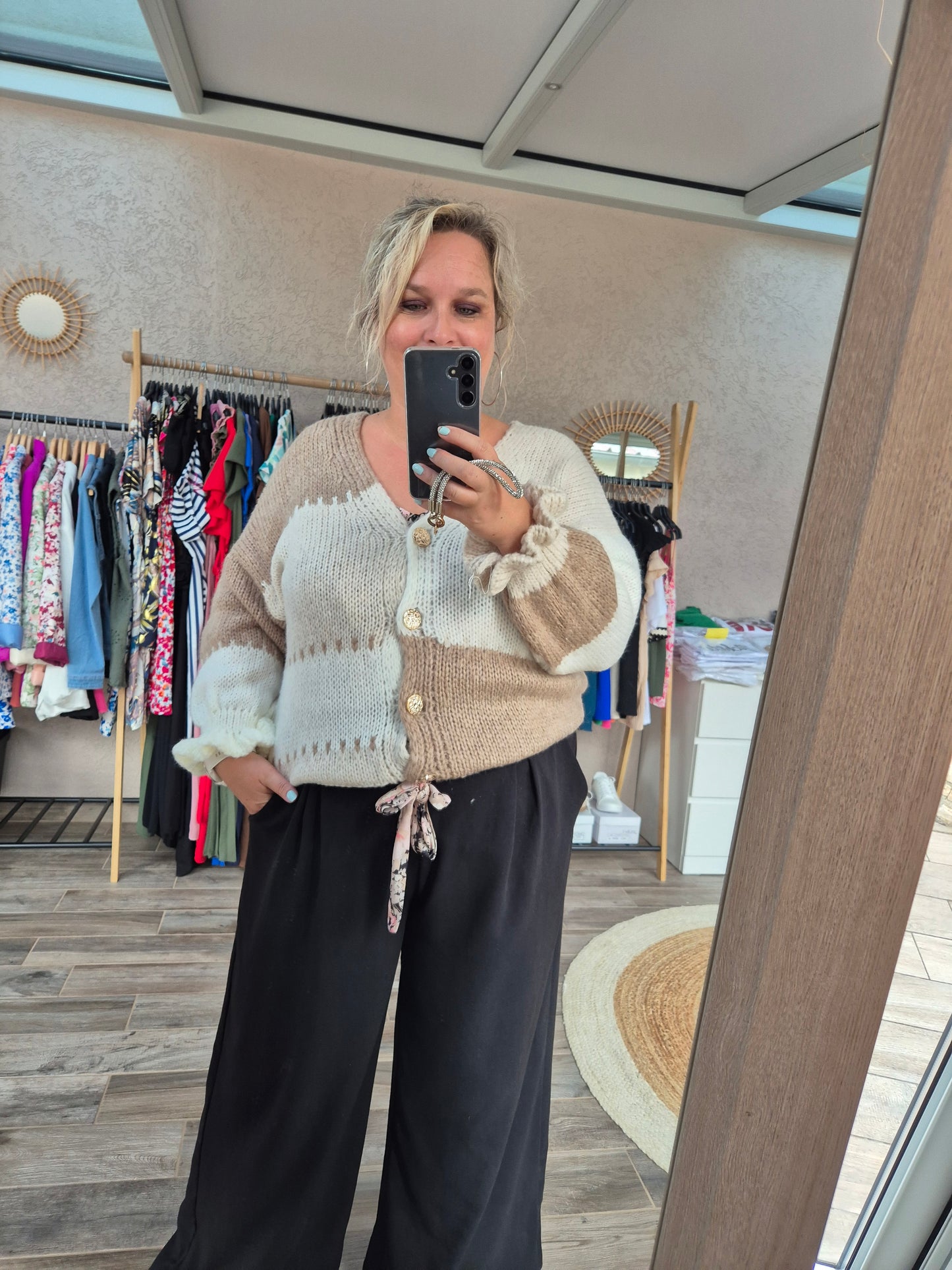Gilet avec manches élastiquée