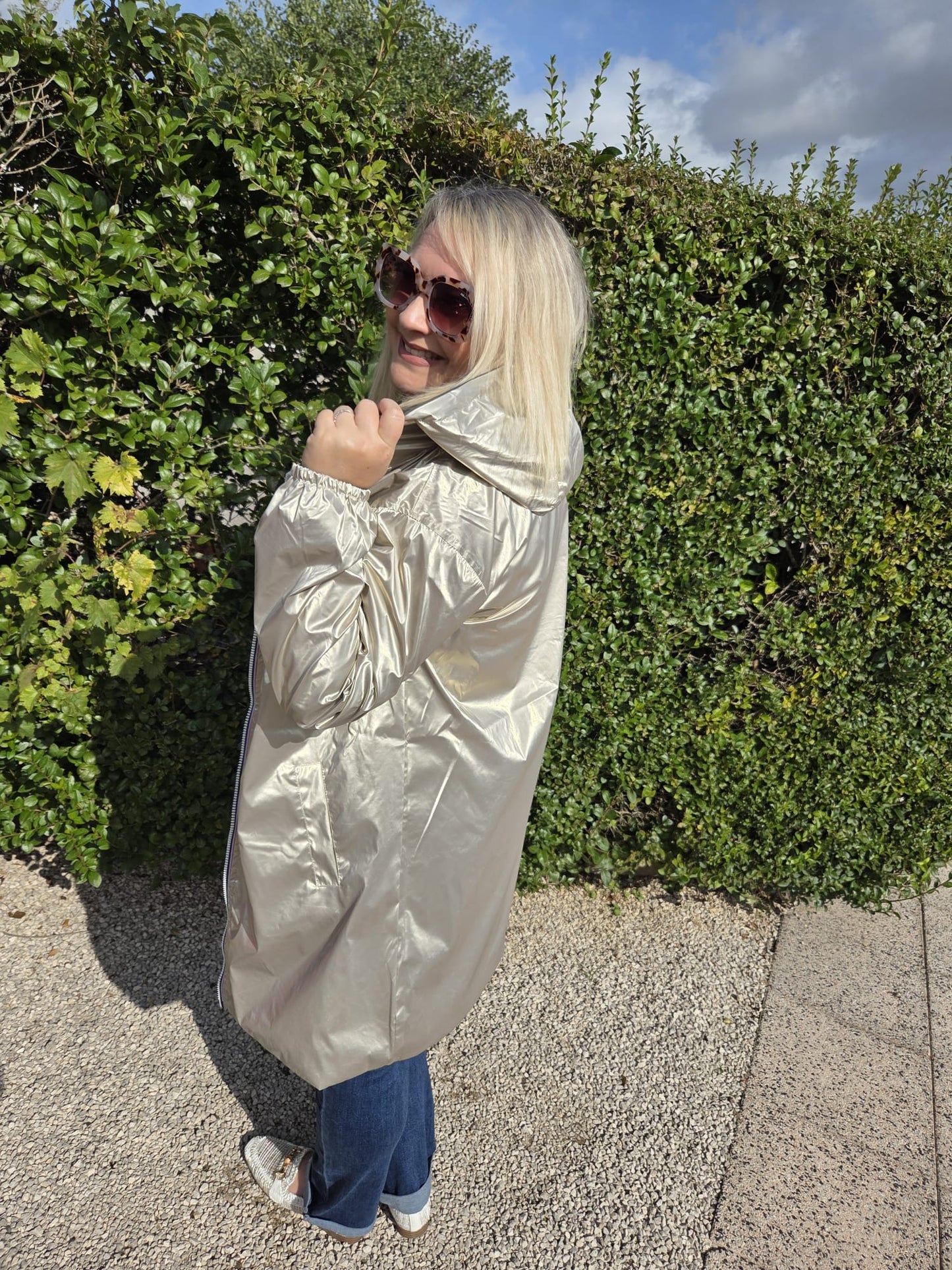 Imperméable réversible