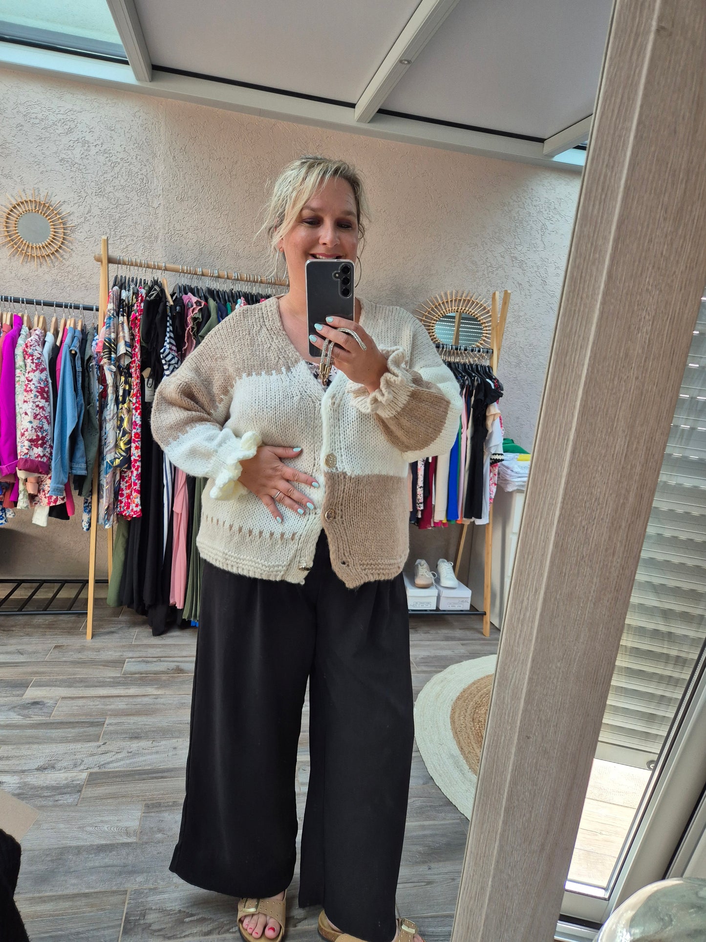 Gilet avec manches élastiquée