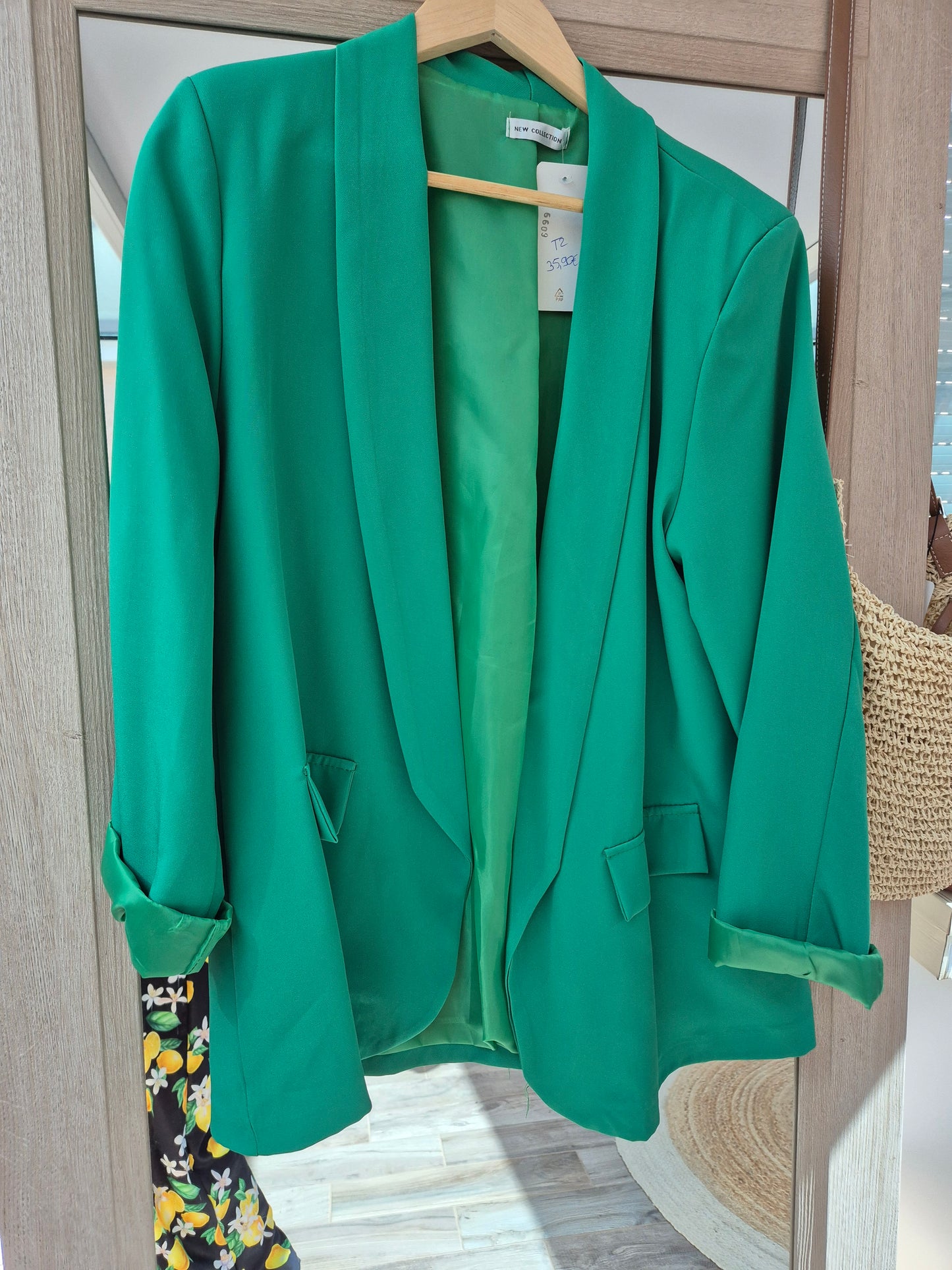 Veste blazer unie taille 2