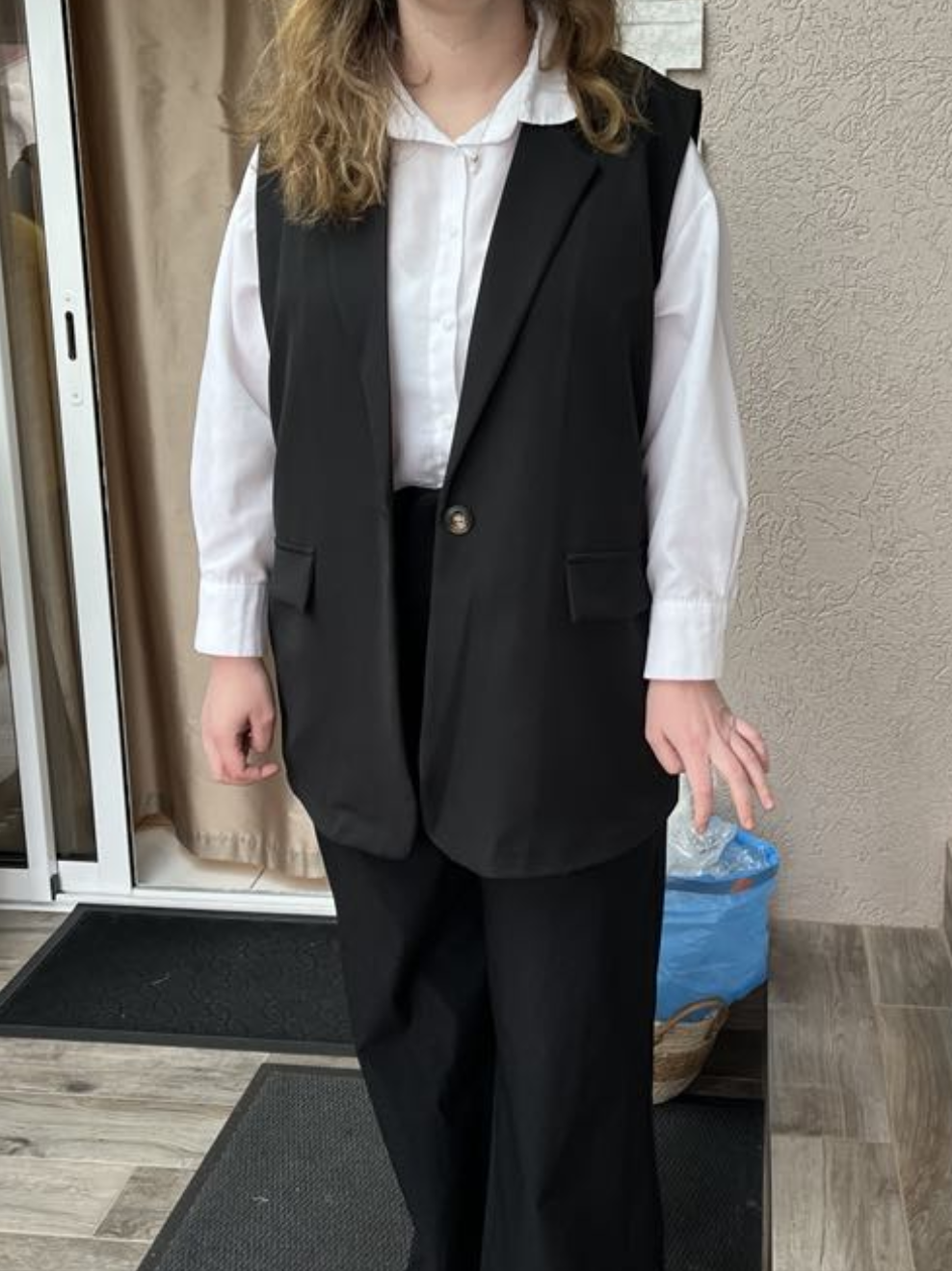Veste sans manche oversize