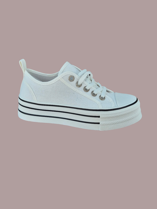 Baskets avec plateforme