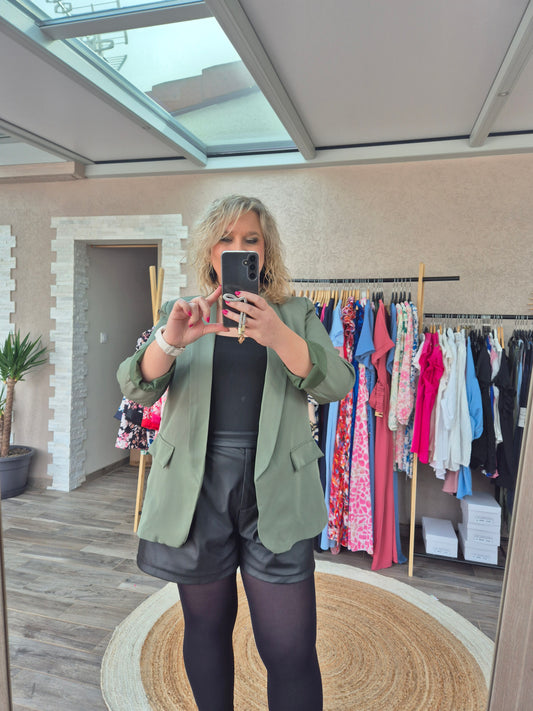 Veste blazer unie taille 1