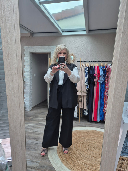 Veste sans manche oversize