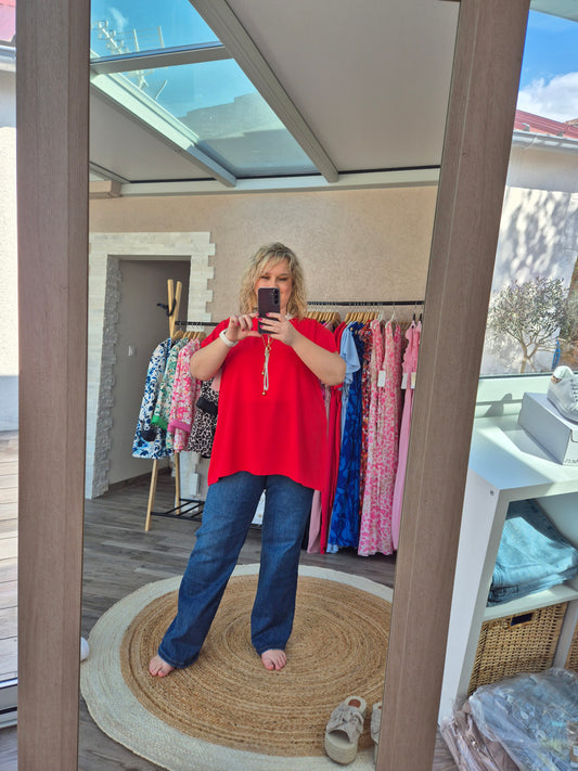 Blouse avec collier