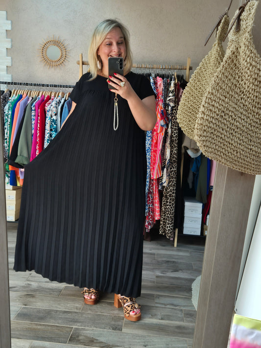 Robe plissée