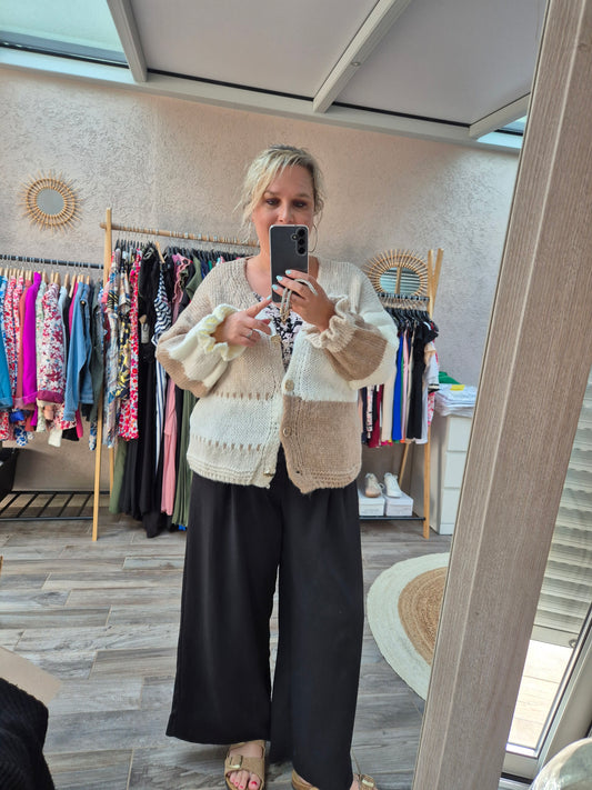 Gilet avec manches élastiquée